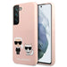 Karl Lagerfeld KLHCS22MSSKCI S22+ S906 hardcase jasno różowy/light pink Silicone Ikonik Karl & Choupette - Cell phone