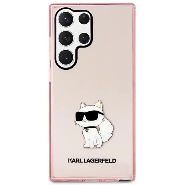 Karl Lagerfeld KLHCS23LHNCHTCP S23 Ultra S918 pink/pink hardcase Ikonik Choupette - Cell phone cases