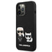 Karl Lagerfeld KLHMP13LSSKCK iPhone 13 Pro / 13 6,1’’ hardcase czarny/black Silicone Karl & Choupette Magsafe - Cell