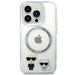 Karl Lagerfeld KLHMP14LHKCT iPhone 14 Pro 6.1 ’hardcase transparent / transparent Karl & Choupette Aluminum Magsafe
