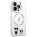 Karl Lagerfeld KLHMP14LHKCT iPhone 14 Pro 6.1 ’hardcase transparent / transparent Karl & Choupette Aluminum Magsafe