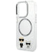 Karl Lagerfeld KLHMP14LHKCT iPhone 14 Pro 6.1 ’hardcase transparent / transparent Karl & Choupette Aluminum Magsafe