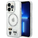 Karl Lagerfeld KLHMP14LHKCT iPhone 14 Pro 6.1 ’hardcase transparent / transparent Karl & Choupette Aluminum Magsafe