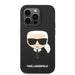 Karl Lagerfeld KLHMP14LSLKHBK iPhone 14 Pro 6.1 ’hardcase black / black Silicone Karl`s Head Magsafe - Cell phone cases