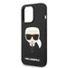 Karl Lagerfeld KLHMP14LSLKHBK iPhone 14 Pro 6.1 ’hardcase black / black Silicone Karl`s Head Magsafe - Cell phone cases