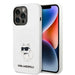 Karl Lagerfeld KLHMP14LSNCHBCH iPhone 14 Pro 6.1’’ hardcase white/white Silicone Choupette MagSafe - Cell phone cases