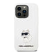 Karl Lagerfeld KLHMP14LSNCHBCH iPhone 14 Pro 6.1’’ hardcase white/white Silicone Choupette MagSafe - Cell phone cases