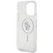 Karl Lagerfeld KLHMP14XHGKCNOT case for iPhone 14 Pro Max 6.7’’ - transparent hardcase Karl&Choupette Glitter MagSafe