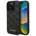 Karl Lagerfeld Leather Monogram Metal Logo MagSafe iPhone 16 Pro Case - Black - Cell phone cases and covers<<<HurtelXML