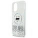 Karl Lagerfeld Liquid Glitter Choupette Head Magsafe iPhone 16 Case - Clear - Cell phone cases and covers<<<HurtelXML