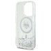 Karl Lagerfeld Liquid Glitter Choupette Head Magsafe iPhone 16 Pro Case - Clear - Cell phone cases
