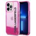 Karl Lagerfeld Liquid Glitter Elong Case for iPhone 14 Pro - Pink - Cell phone cases and covers<<<HurtelXML