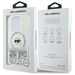 Karl Lagerfeld Liquid Glitter Karl Head Magsafe Case for iPhone 16 Pro Max - Clear - Cell phone cases
