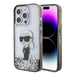 Karl Lagerfeld Liquid Glitter Ikonik case for iPhone 15 Pro Max - transparent - Cell phone cases and covers<<<HurtelXML
