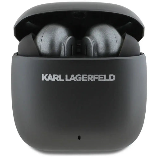 Karl Lagerfeld Metal Printed Logo ANC/ENC Headphones - Black - Headphones and speakers<<<HurtelXML