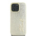 Karl Lagerfeld Metal Signature iPhone 16 Pro Case - Gold - Cell phone cases and covers<<<HurtelXML