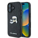 Karl Lagerfeld Monogram Karl & Choupette Head Pin iPhone 16 Plus Case - Black - Cell phone cases and covers<<<HurtelXML