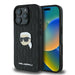 Karl Lagerfeld Monogram Karl Head Pin Case for iPhone 16 Pro 6.3’’ Black - Cell phone cases and covers<<<HurtelXML