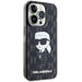 Karl Lagerfeld Monogram Ikonik Case for iPhone 15 Pro Max - Black - Cell phone cases and covers<<<HurtelXML