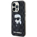 Karl Lagerfeld Monogram Ikonik Case for iPhone 15 Pro Max - Black - Cell phone cases and covers<<<HurtelXML