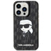 Karl Lagerfeld Monogram Ikonik Case for iPhone 15 Pro Max - Black - Cell phone cases and covers<<<HurtelXML