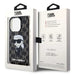 Karl Lagerfeld Monogram Ikonik Case for iPhone 15 Pro Max - Black - Cell phone cases and covers<<<HurtelXML