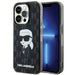 Karl Lagerfeld Monogram Ikonik Case for iPhone 15 Pro Max - Black - Cell phone cases and covers<<<HurtelXML