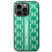 Karl Lagerfeld Monogram Stripe iPhone 14 Pro Case - Green - Cell phone cases and covers<<<HurtelXML