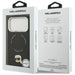 Karl Lagerfeld Karl Pin MagSafe Case for iPhone 17 Pro Max - Black - Cell phone cases and covers<<<HurtelXML