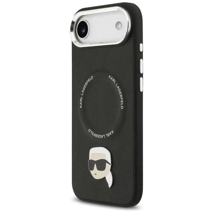 Karl Lagerfeld Karl Pin MagSafe Case for iPhone Air - Black - Cell phone cases and covers<<<HurtelXML