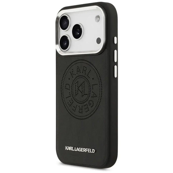 Karl Lagerfeld Point & Metal Logo MagSafe Case for iPhone 17 Pro Max - Black - Cell phone cases and covers<<<HurtelXML