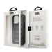 Karl Lagerfeld Puffy Elongated Logo iPhone 14 Pro Case - Black - Cell phone cases and covers<<<HurtelXML