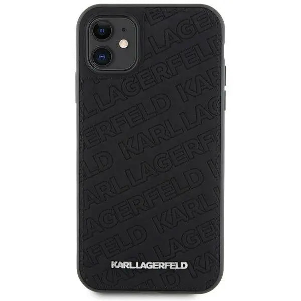 Karl Lagerfeld Quilted K Pattern case for iPhone 11 / Xr - black - Cell phone cases and covers<<<HurtelXML