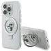 Karl Lagerfeld Ring Stand Karl&Choupette MagSafe case for iPhone 14 Pro Max - white - Cell phone cases