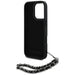 Karl Lagerfeld Saffiano Crystals w/Chain iPhone 16 Pro Max Case - Black - Cell phone cases and covers<<<HurtelXML