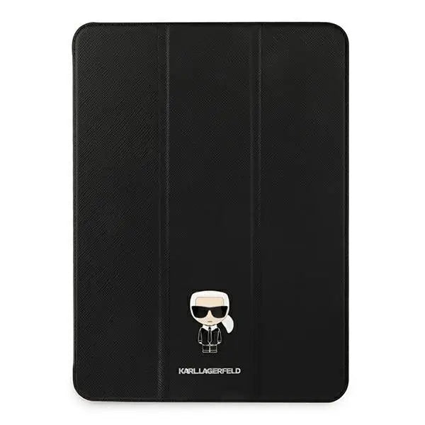 Karl Lagerfeld Saffiano Ikonic Karl Case for iPad 11’’ Pro 2021 - Black - Cell phone cases and covers<<<HurtelXML
