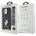 Karl Lagerfeld Saffiano Karl&Choupette Metal Pin CBDY Strap iPhone 16 Pro Max Case - Black - Cell phone cases