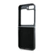 Karl Lagerfeld Saffiano Monogram Ikonik Pin Case for Samsung Galaxy Z Flip 6 - Black - Cell phone cases