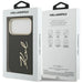 Karl Lagerfeld Karl Script Logo Case for iPhone 17 Pro - Black - Cell phone cases and covers<<<HurtelXML