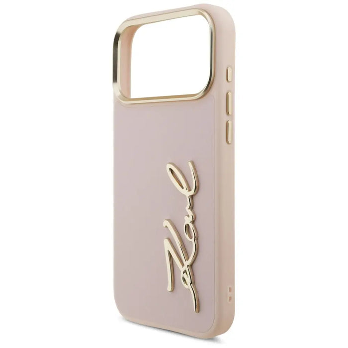 Karl Lagerfeld Karl Script Logo Case for iPhone 17 Pro Max - Pink - Cell phone cases and covers<<<HurtelXML