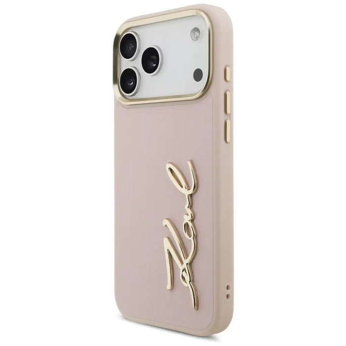 Karl Lagerfeld Karl Script Logo Case for iPhone 17 Pro Max - Pink - Cell phone cases and covers<<<HurtelXML