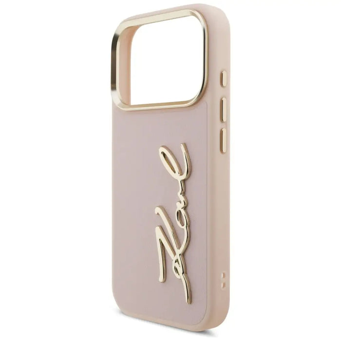 Karl Lagerfeld Karl Script Logo iPhone 17 Pro Case - Pink - Cell phone cases and covers<<<HurtelXML
