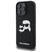 Karl Lagerfeld Silicone Case Heads Print MagSafe for iPhone 16 Pro Max - Black - Cell phone cases and covers<<<HurtelXML