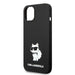 Karl Lagerfeld Silicone Choupette case for iPhone 14 Plus - black - Cell phone cases and covers<<<HurtelXML