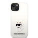 Karl Lagerfeld Silicone Choupette case for iPhone 14 Plus - white - Cell phone cases and covers<<<HurtelXML
