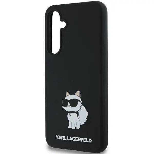 Karl Lagerfeld Silicone Choupette case for Samsung Galaxy A55 - black - Cell phone cases and covers<<<HurtelXML