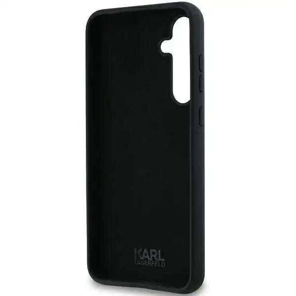 Karl Lagerfeld Silicone Choupette case for Samsung Galaxy A55 - black - Cell phone cases and covers<<<HurtelXML