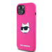Karl Lagerfeld Silicone Choupette Head MagSafe case for iPhone 15 / 14 / 13 - pink - Cell phone cases
