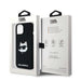 Karl Lagerfeld Silicone Choupette Head MagSafe Case for iPhone 15/14/13 - Black - Cell phone cases
