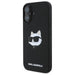 Karl Lagerfeld Silicone Choupette Head Print MagSafe iPhone 16 Case - Black - Cell phone cases and covers<<<HurtelXML